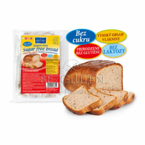 Chlieb bez cukru bezgluténový 350g
