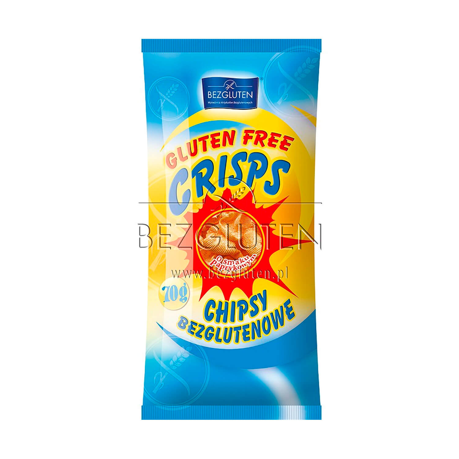 Chipsy paprikové bezgluténové nízkobielkovinové PKU 70g